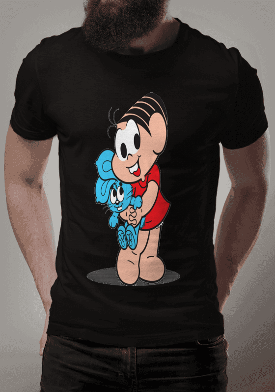 Estampa masculina ,turma da monica