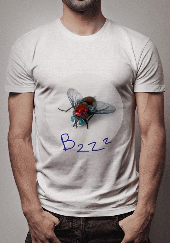 Nome do produto: Estampa mosca vermelha bzzz todas as cores