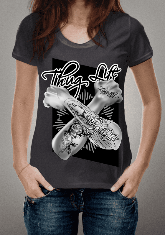 Nome do produto  Estampa Thug Life