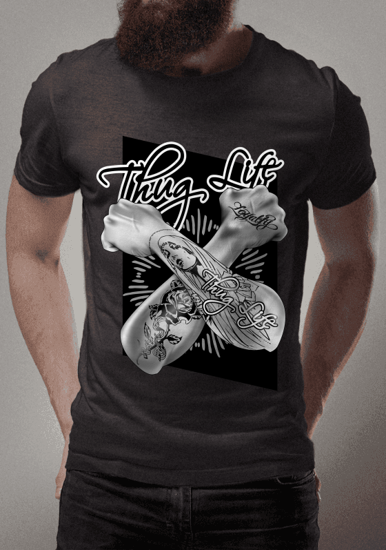 Nome do produto  Estampa Thug Life