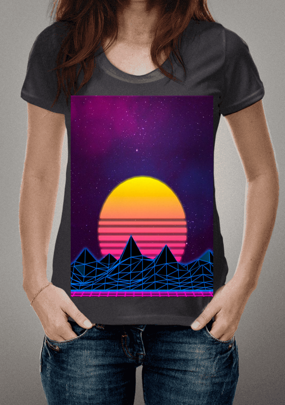 Nome do produto  Estilo Vaporwave