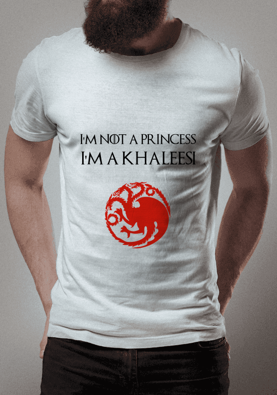 Nome do produto  Eu não sou uma princesa, eu sou uma Khaleesi