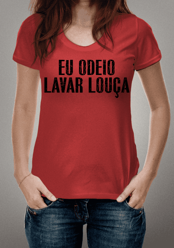 Eu odeio lavar louça
