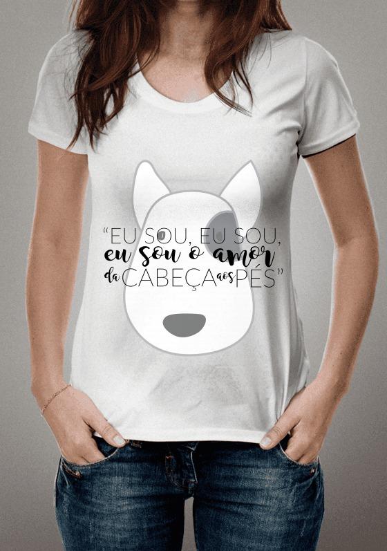 Nome do produto  Eu sou o amor - carinha cão