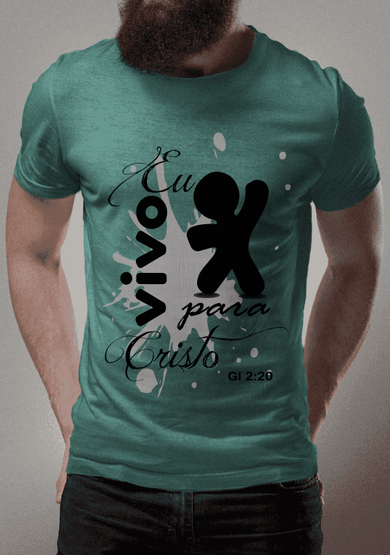 Nome do produto  Eu vivo para Cristo