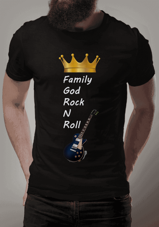 Nome do produto  Família, Deus e Rock n Roll