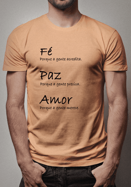 Nome do produto  FÉ - PAZ - AMOR