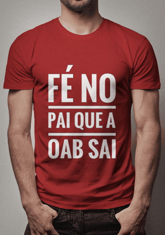 Nome do produto  FÉ NO PAI QUE A OAB SAI