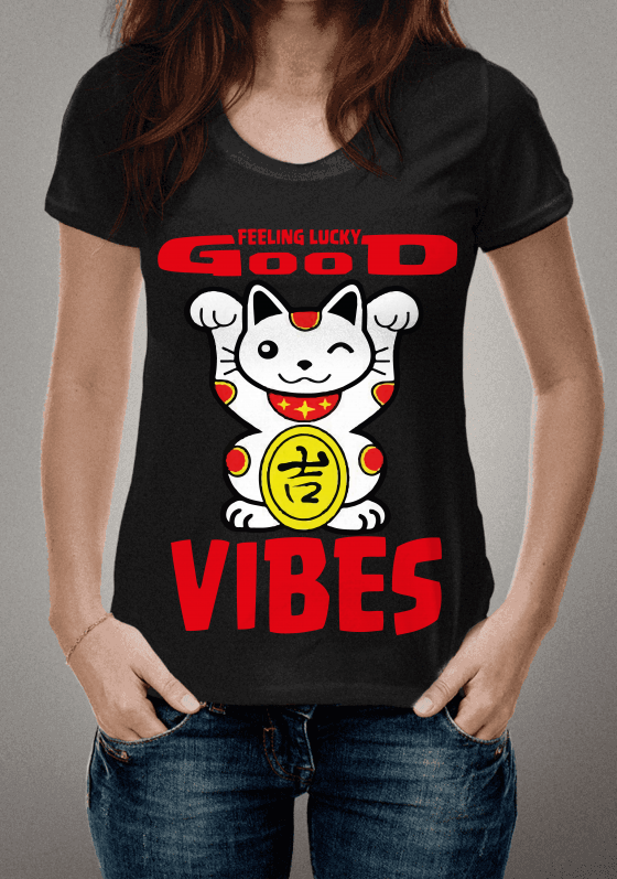 Nome do produto  FEELING LUCKY GOOD VIBES