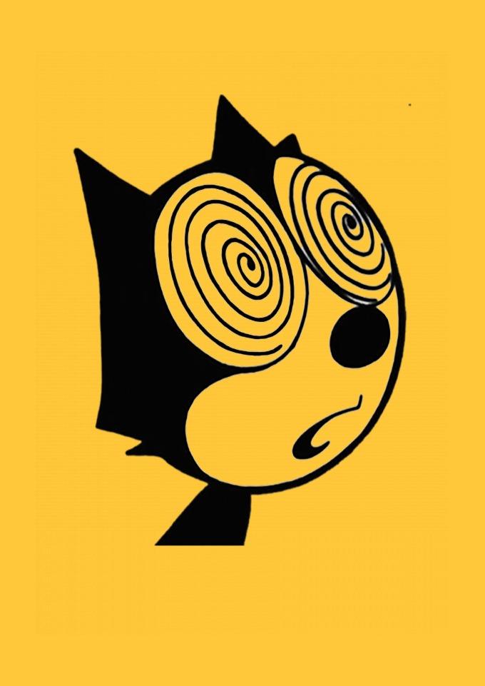 T-Shirt Estonada Felix the cat em 144 LOCF bando