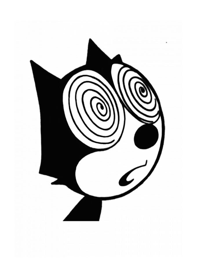 T-Shirt Estonada Felix the cat em 144 LOCF bando