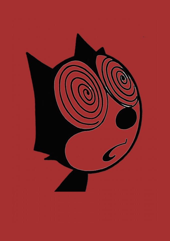 T-Shirt Estonada Felix the cat em 144 LOCF bando