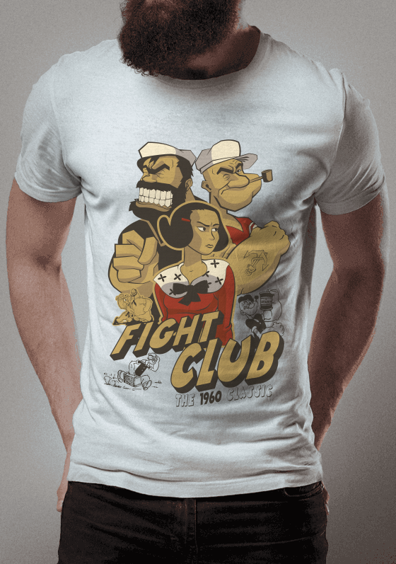 Nome do produto  Fight club retro