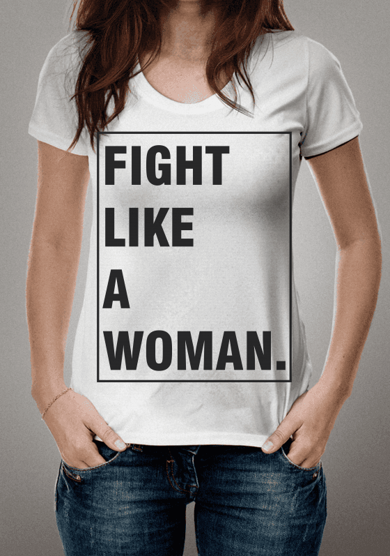 Nome do produto  Fight like a woman