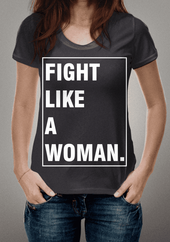 Nome do produto  Fight like a woman