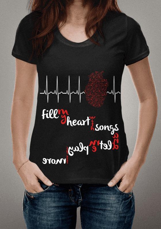 Nome do produto  Fill My Heart With Songs Black