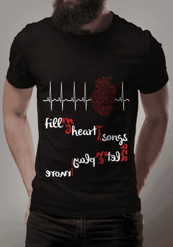 Nome do produto  Fill My Heart With Songs Black