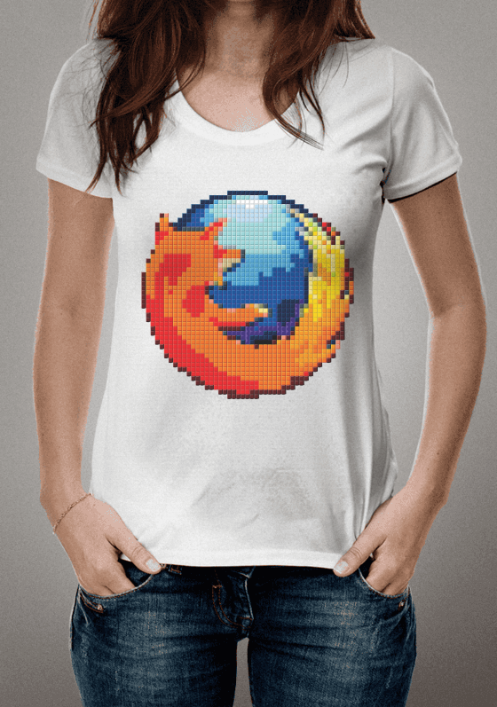 Nome do produto  Firefox em Pixels