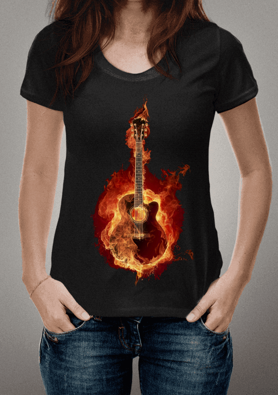 Flame Guitar