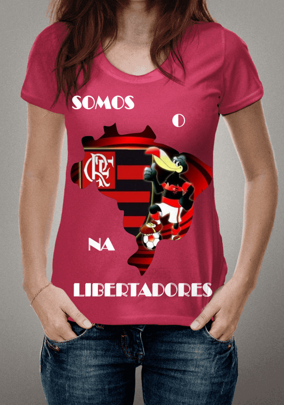 Nome do produto  Flamengo na libertadores vermelha