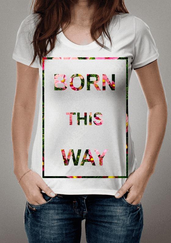 Nome do produto  Floral Branca Born This Way