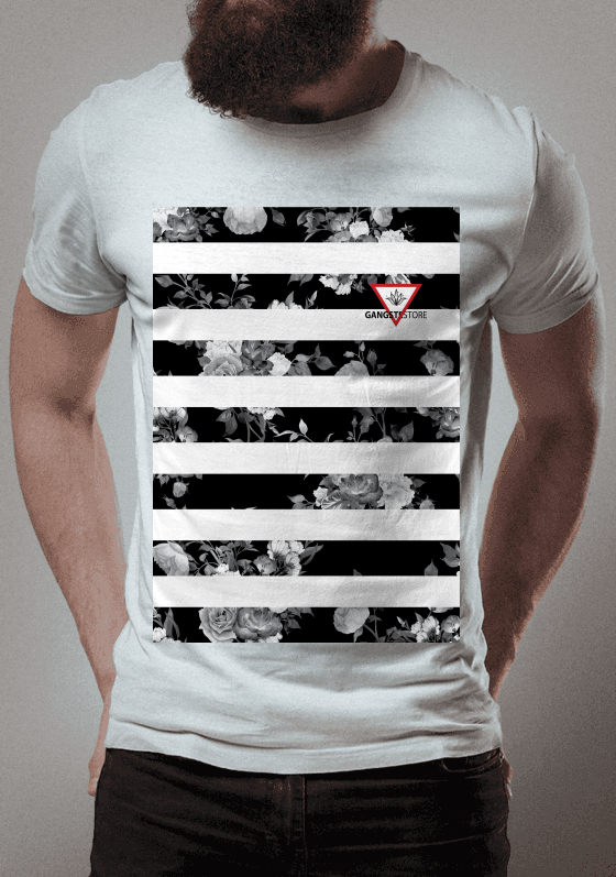 Nome do produto  Floral Negative White