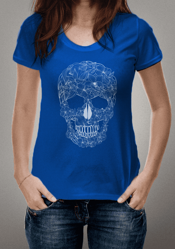 FLOWER SKULL