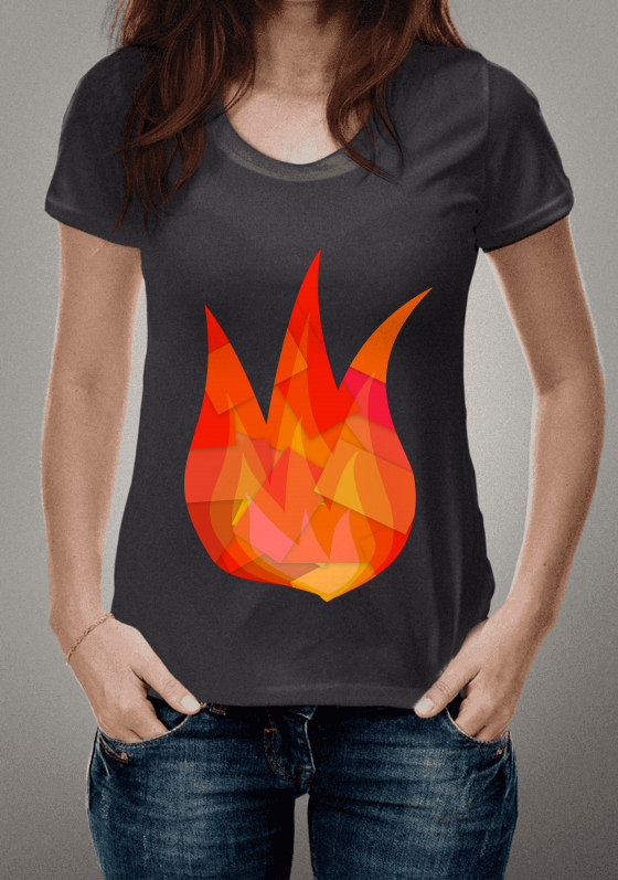 Nome do produto  Fogo Abstrato