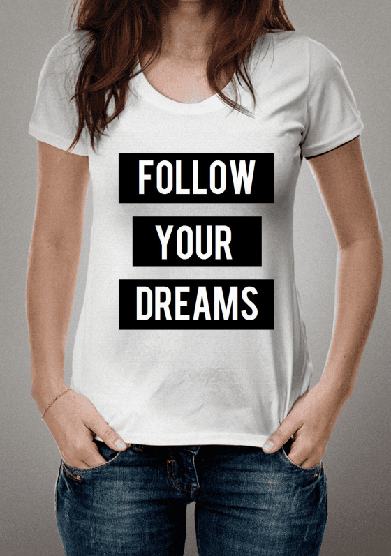 Nome do produto  FOLLOW YOU DREAMS