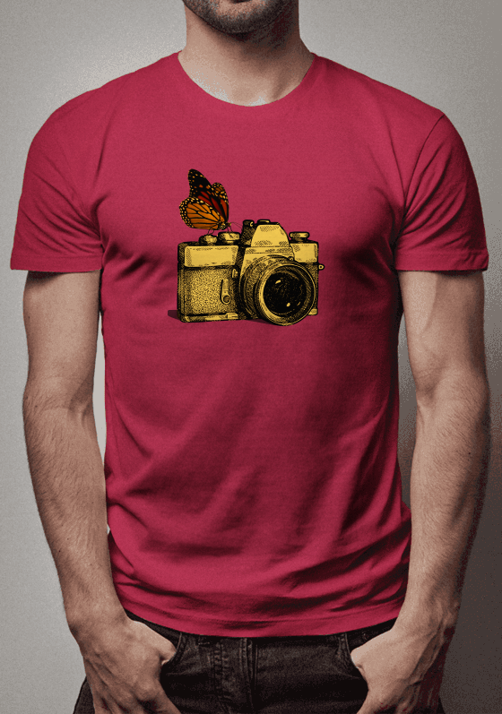 Fotografia - Borboleta na câmera