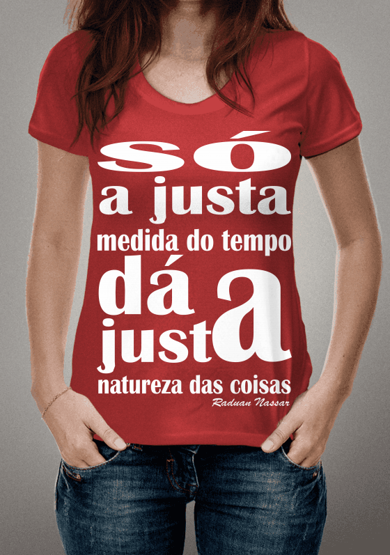 Nome do produto  Frases Justa medida Branca
