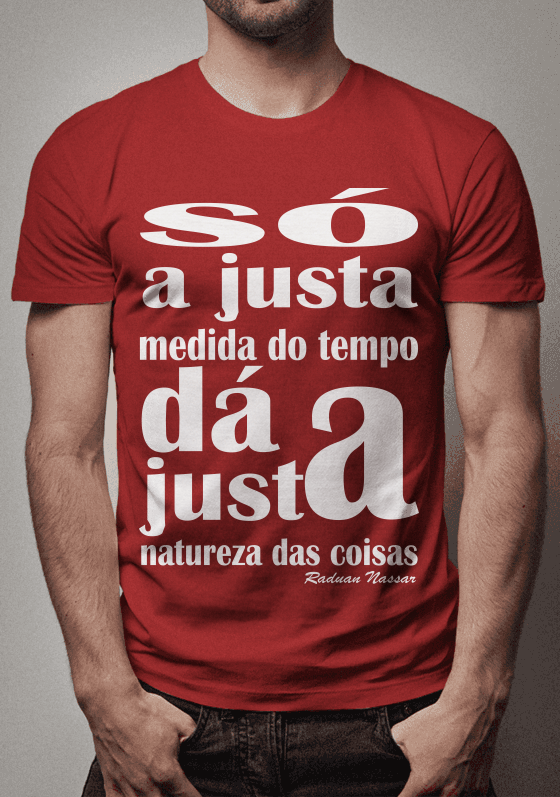 Nome do produto  Frases Justa medida Branca
