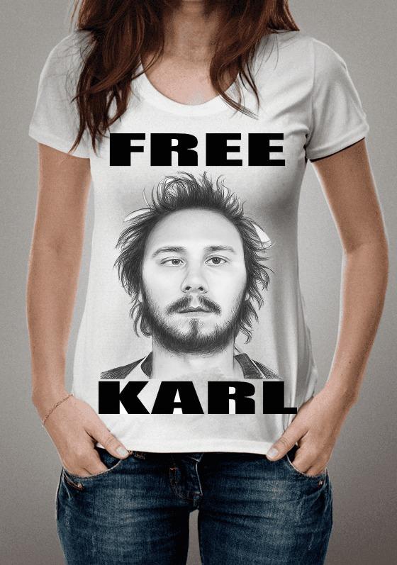 #FreeKarl T Shirt Workaholics