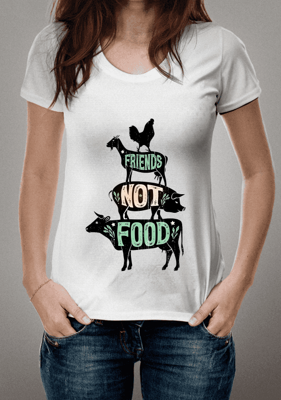 Nome do produto: Friends Not Food