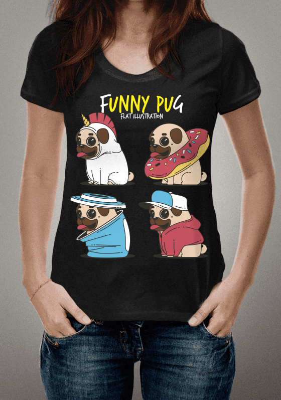 funny pug cachorro 