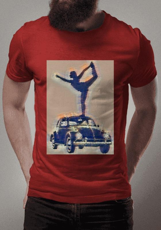 Nome do produto  Fusca e ioga - Impressionism