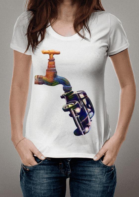 Nome do produto  Fusca e torneira-color fantasy