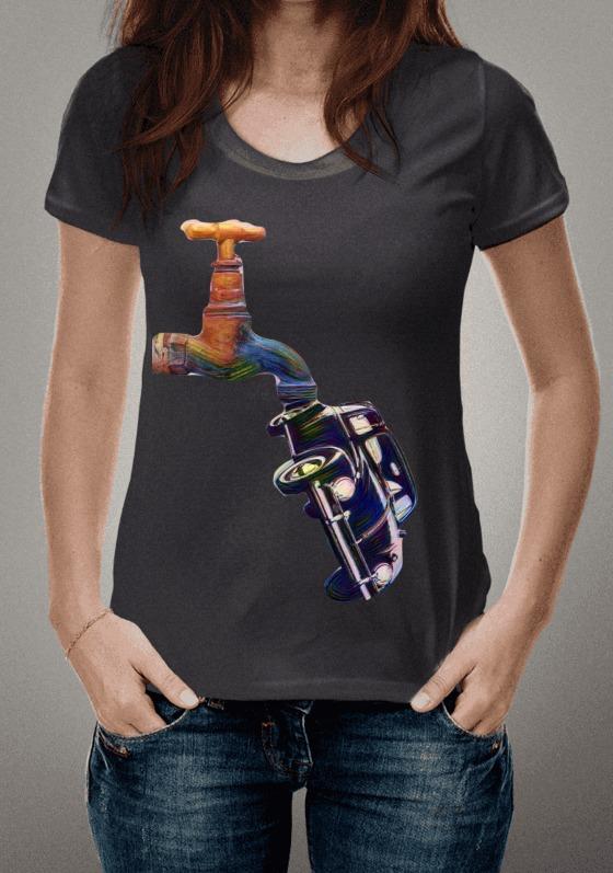 Nome do produto  Fusca e torneira-color fantasy