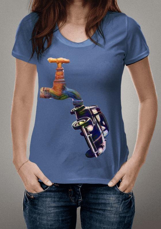 Nome do produto  Fusca e torneira-color fantasy