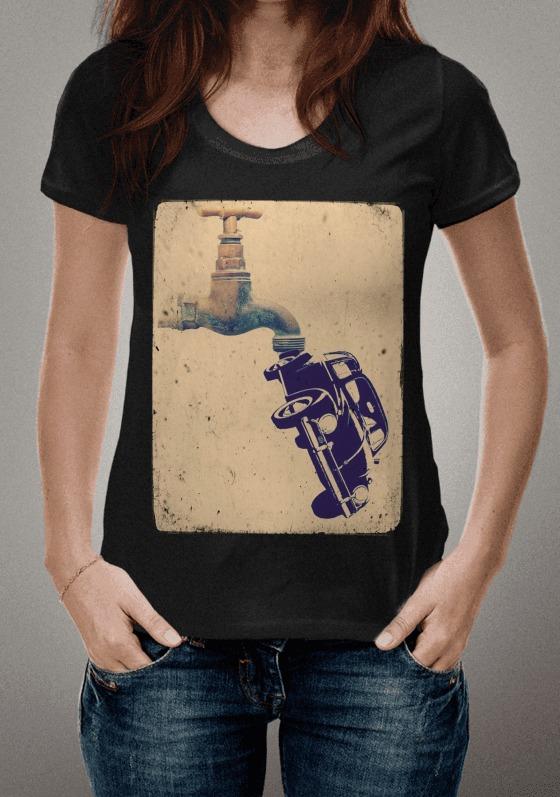 Fusca e torneira-pixiz