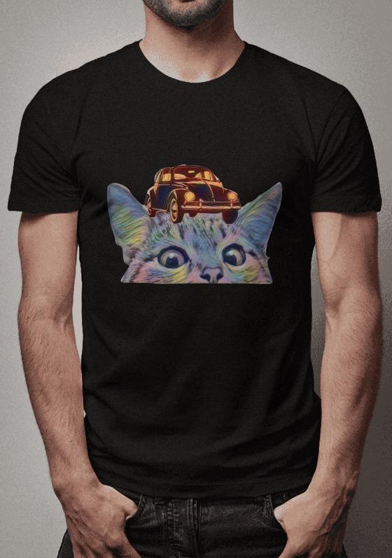 Nome do produto  Fusca gato - Color Fantasy