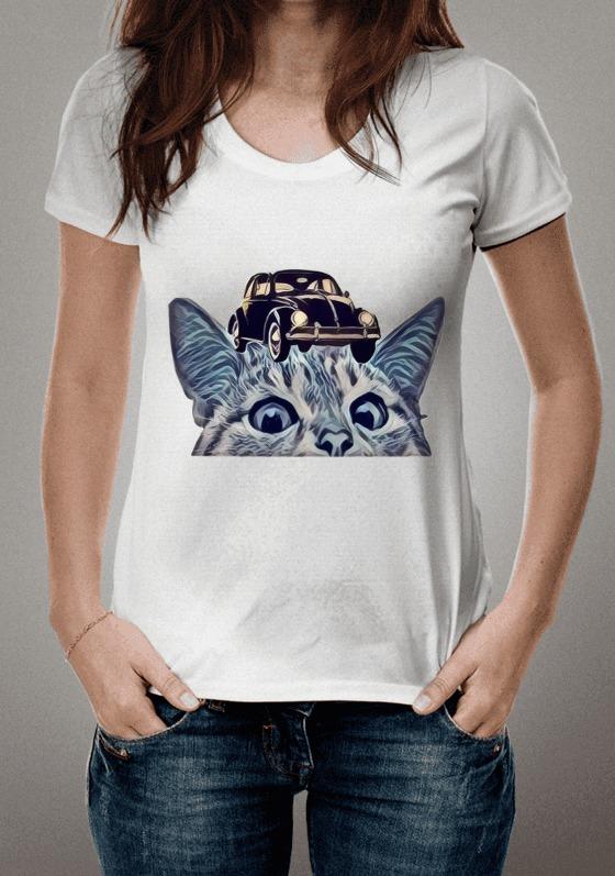 Nome do produto  Fusca gato - Surrealism_burned