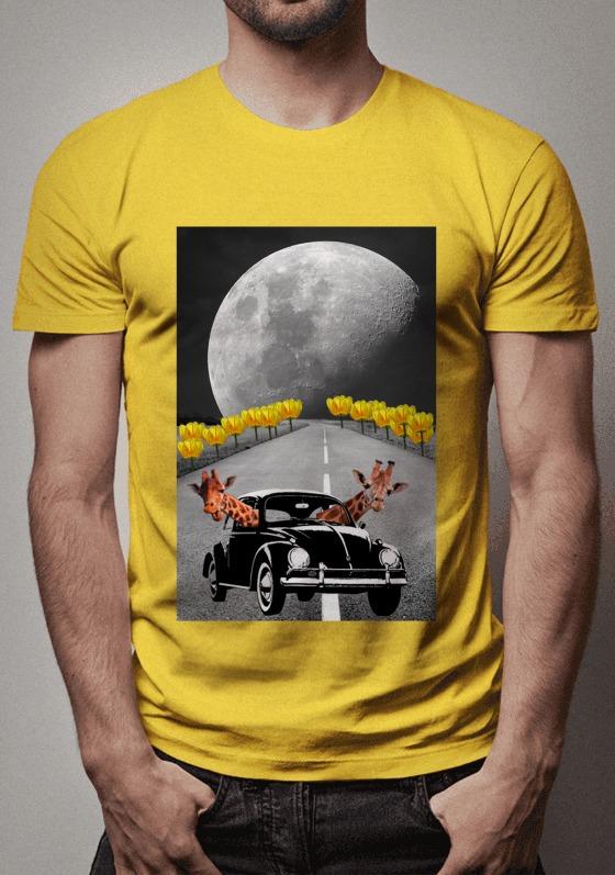 Nome do produto  Fusca girafas motoristas Lua Tulipas