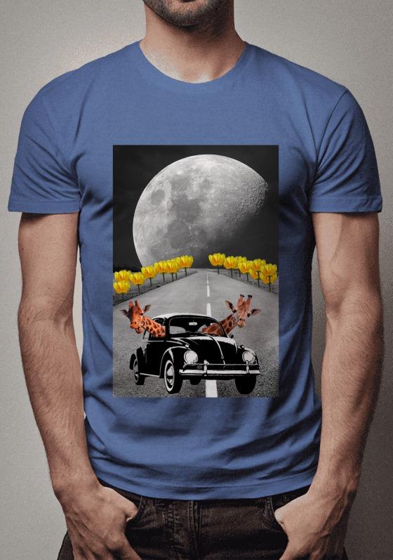 Nome do produto  Fusca girafas motoristas Lua Tulipas