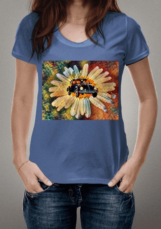 Fusca na margarida-indian