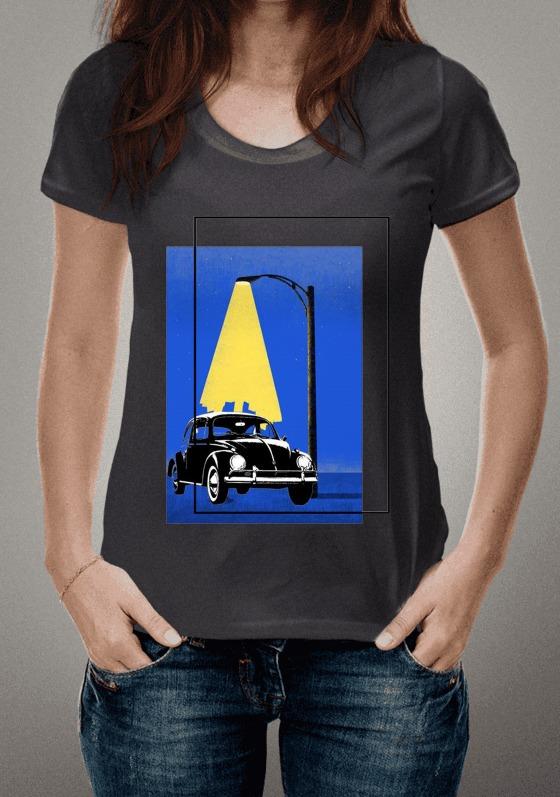 Nome do produto  Fusca poste - com moldura