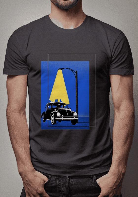 Nome do produto  Fusca poste - com moldura