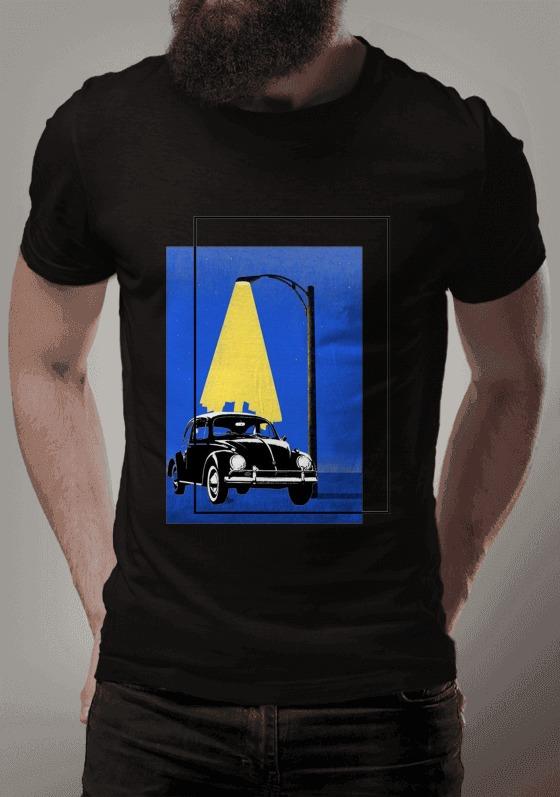 Nome do produto  Fusca poste - com moldura