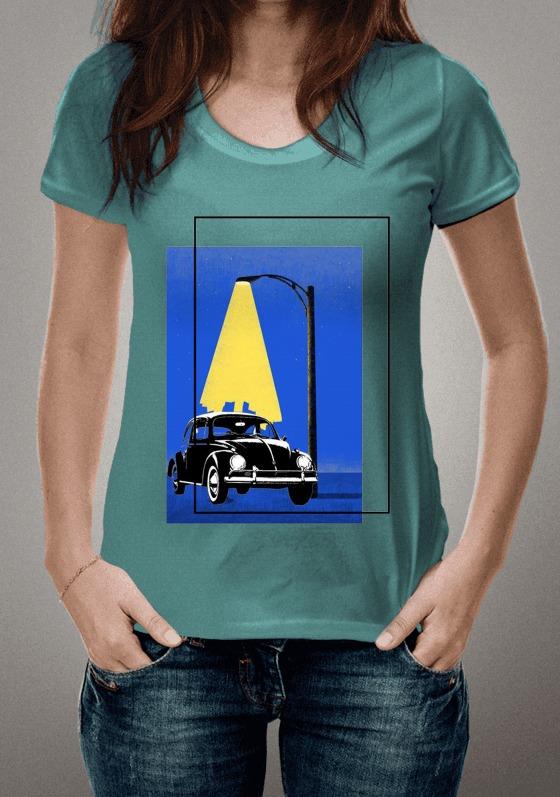 Nome do produto  Fusca poste - com moldura