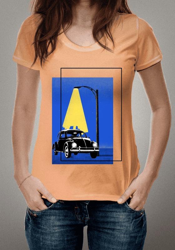 Nome do produto  Fusca poste - com moldura